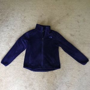 Purple North Face Fleece Jacket